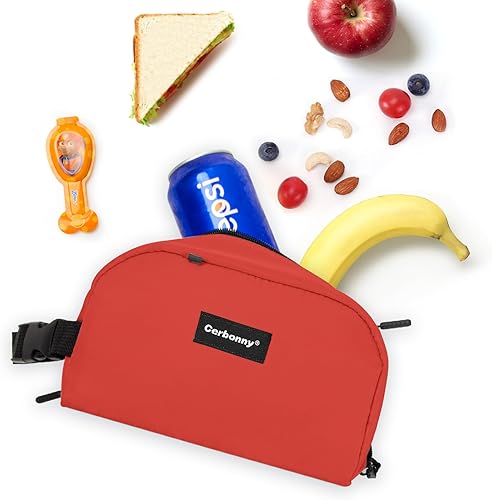 Miniatura 4 de Cerbonny Pequeña bolsa hielera congelable para viajes de trabajo, escuela, a prueba de fugas, aislada, adecuada para mayores de 3 años