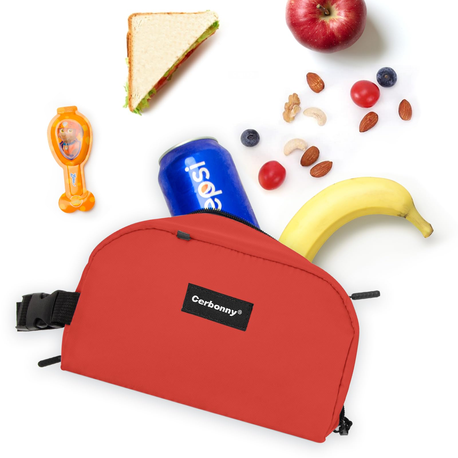 Mini Borsa Termica Per Pranzo Congelabile - 12 Litri, Nylon, Design Dinosauro Pianeta Blu, Per Scuola, Lavoro E Picnic, Adatta Per Yogurt E Snack