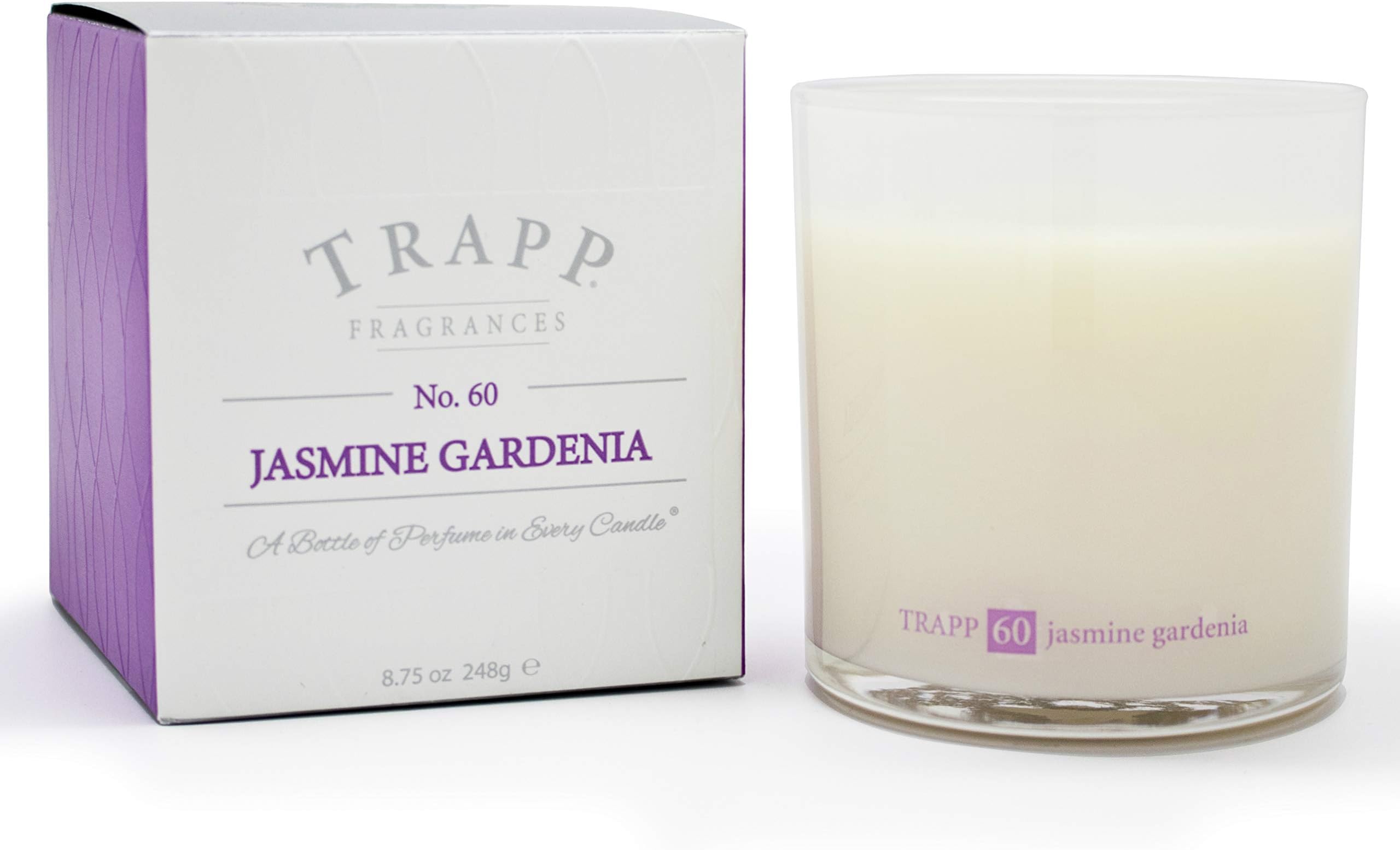 Trapp Candle No. 60 Jasmine Gardenia Candle, 8.75oz Candle