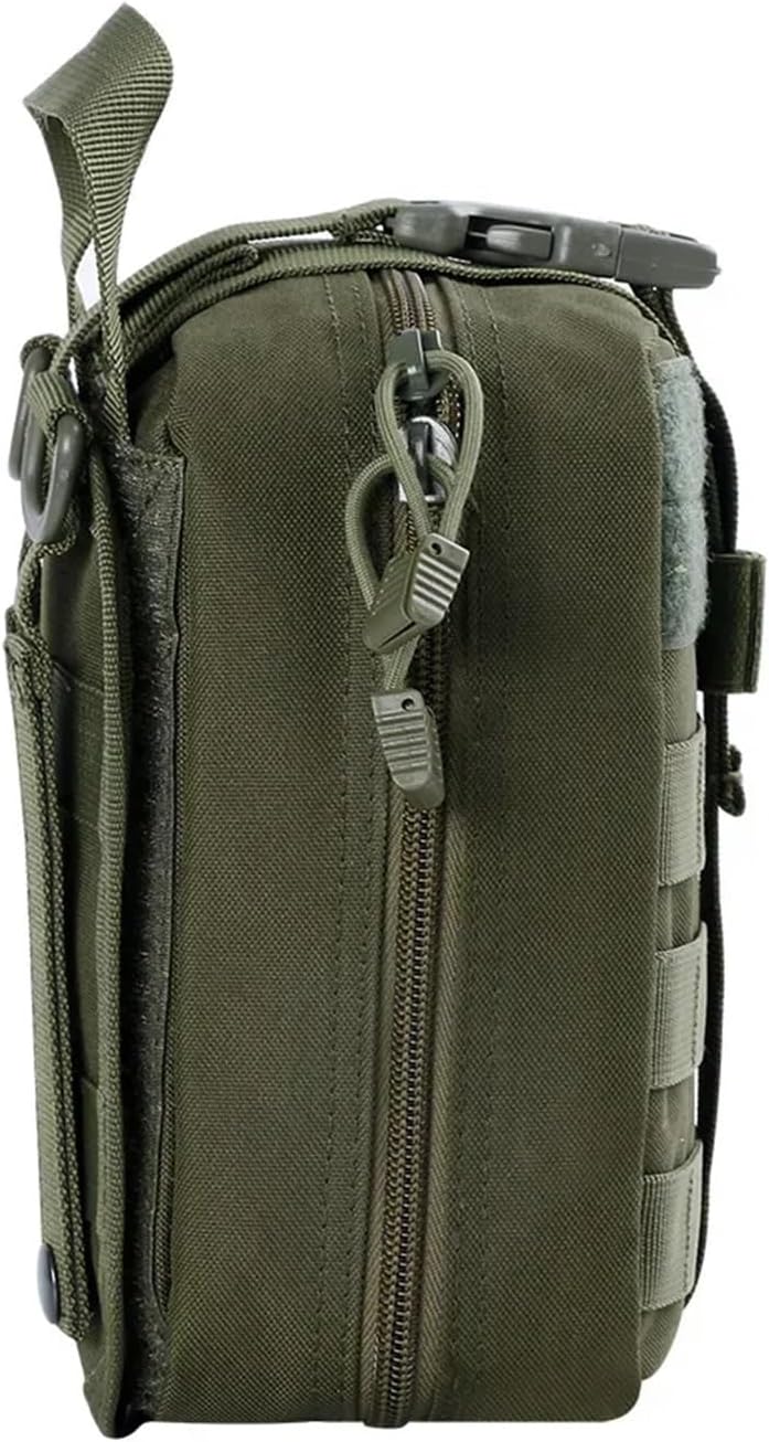 BUDAY Outdoor Emergency Waistpack Travel Storage Medical Pack Outdoor Sports Mountaineering Lifesaving Bag fishing backpack(Green)