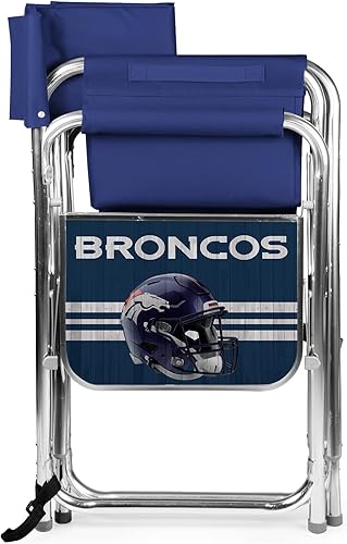 Miniatura 25 de PICNIC TIME NFL Unisex-Adult NFL Sports Chair with Side Table, Beach Chair, Camp Chair for Adults Negro