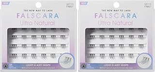 Ultra Natural False Eyelashes, Lash Extension Kit, Light & Airy Ultra Natural Volume Lash Clusters, 8mm-10mm-14mm, Water Resistant, 30 Lash Clusters (Pack of 2)