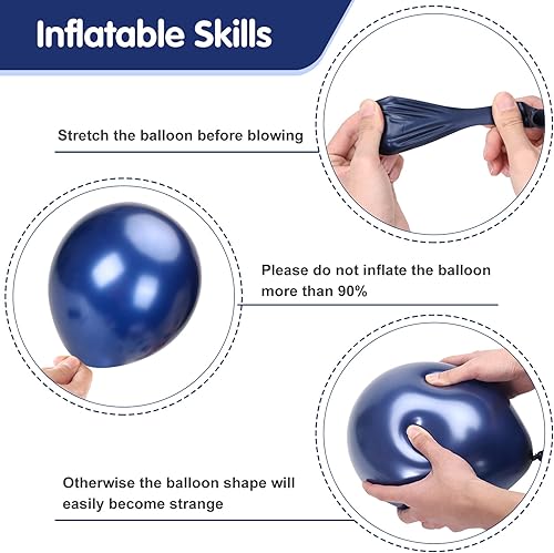 Miniatura 3 de RUBFAC 154 globos de color verde oscuro de diferentes tamaños de 18, 12, 10, 5 pulgadas para arco de guirnalda, globos de látex verde oscuro de alta