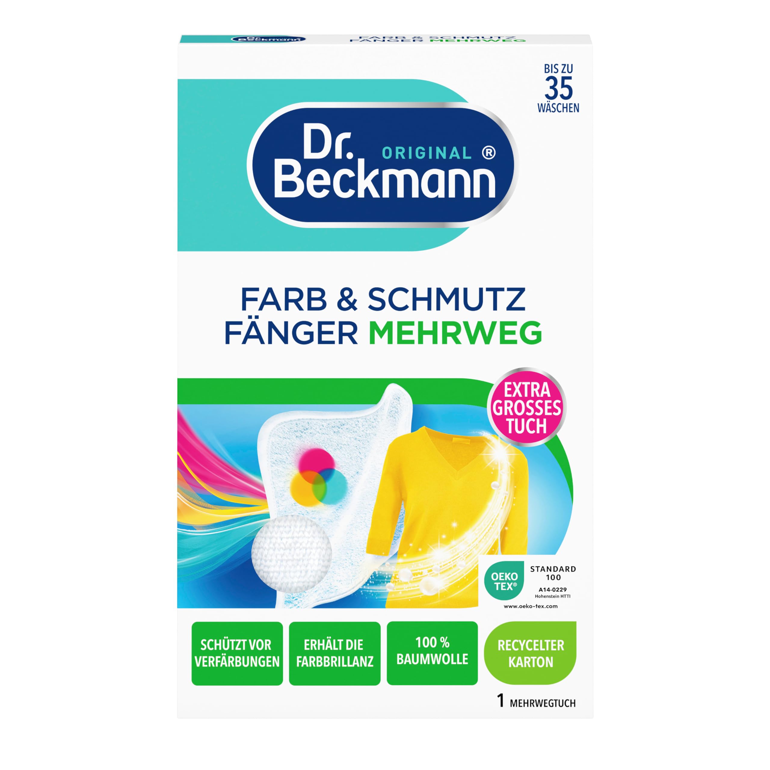 Dr. Beckmann Farb- & Schmutzfänger Mehrwegtuch | 1 Stück