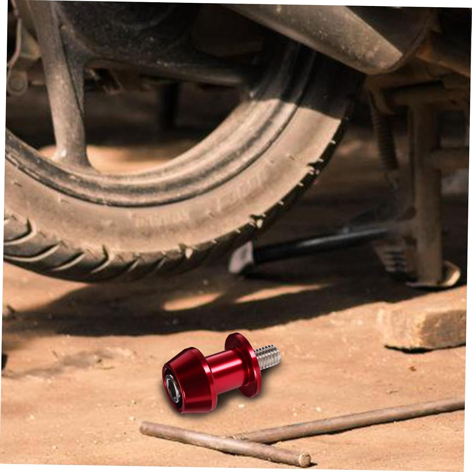 Motorcycle Swing Arm Spool Slider Spools Stand for Enhanced Performance and Style Compatible Various Motorcycle Models