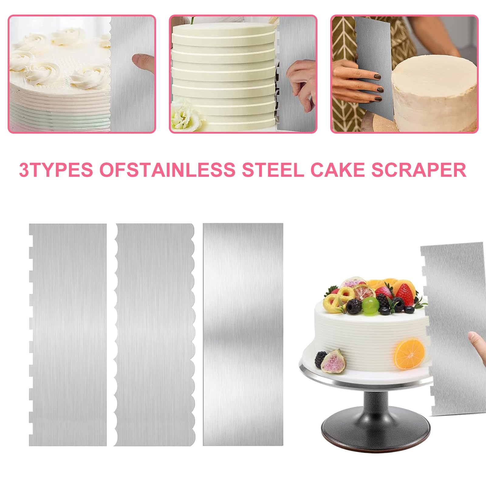 In Acciaio Inox Metallo Burro Spatola Della Torta Crema di Formaggio di Riscalda