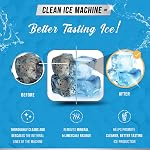 Ice Machine Cleaner Maker Descaler - 24 ACTIVE Clean Tablets Compatible with Frigidaire, Opal, GE Profile, Kitchenaid, Nickel Safe Scale Remover for Countertop, Nugget Ice Makers - Bulk 1 Year Supply