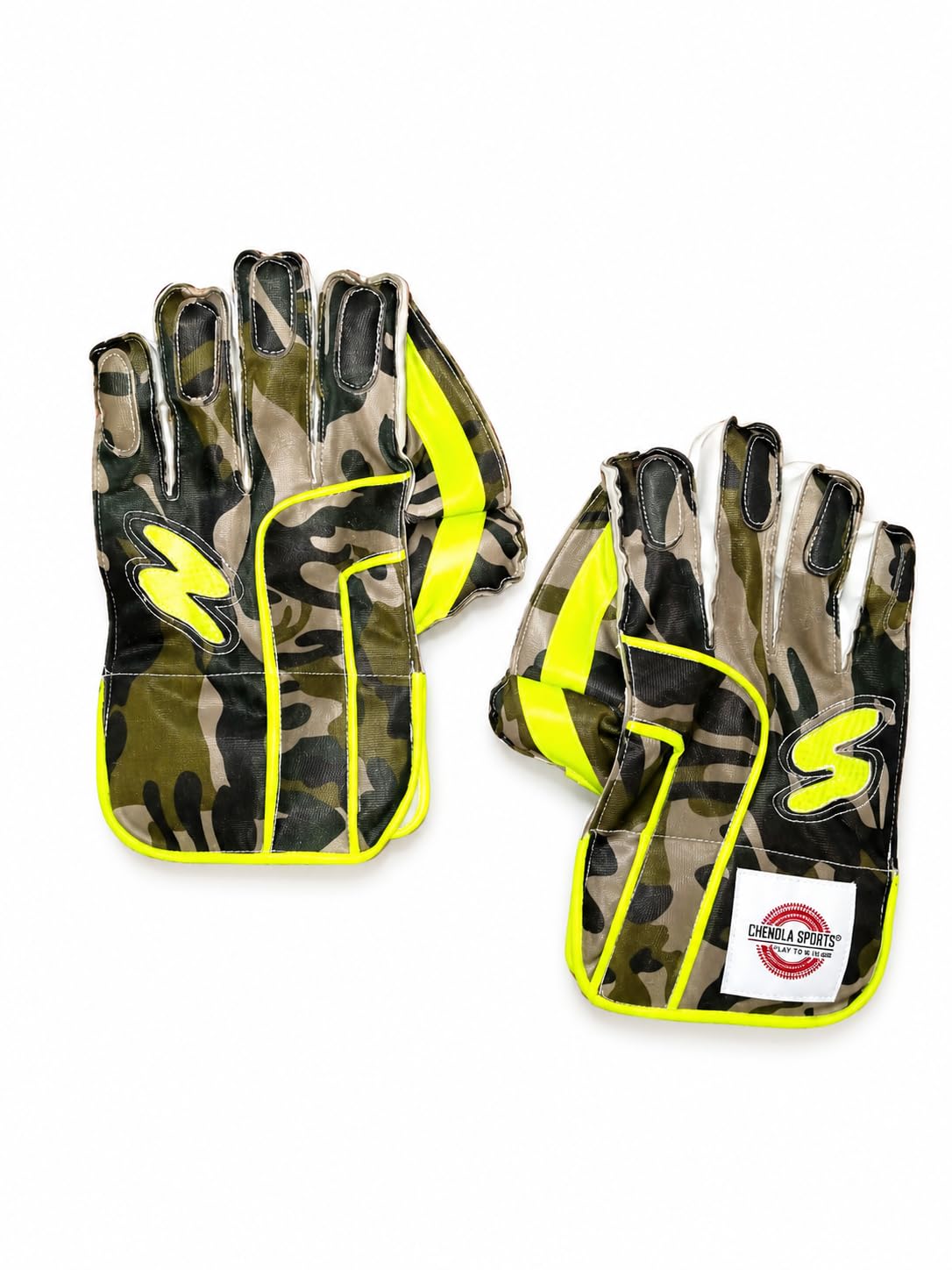 Camouflage Wicket Keeping Gloves – Premium Cricket WK Gloves with Soft Palm Grip, Durable Build & Comfortable Fit (Boys)-image-15