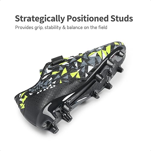 Miniatura 2 de DREAM PAIRS Zapatos de fútbol para niños y niñas, zapatos de fútbol para niños pequeños y grandes