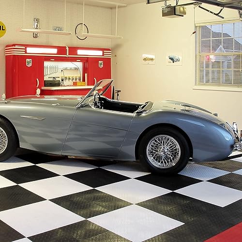 Miniatura 6 de Tapete multifuncional de PVC entrelazado para ejercicio, adecuado para MMA, gimnasio en casa y piso de garaje (12, gris grafito)