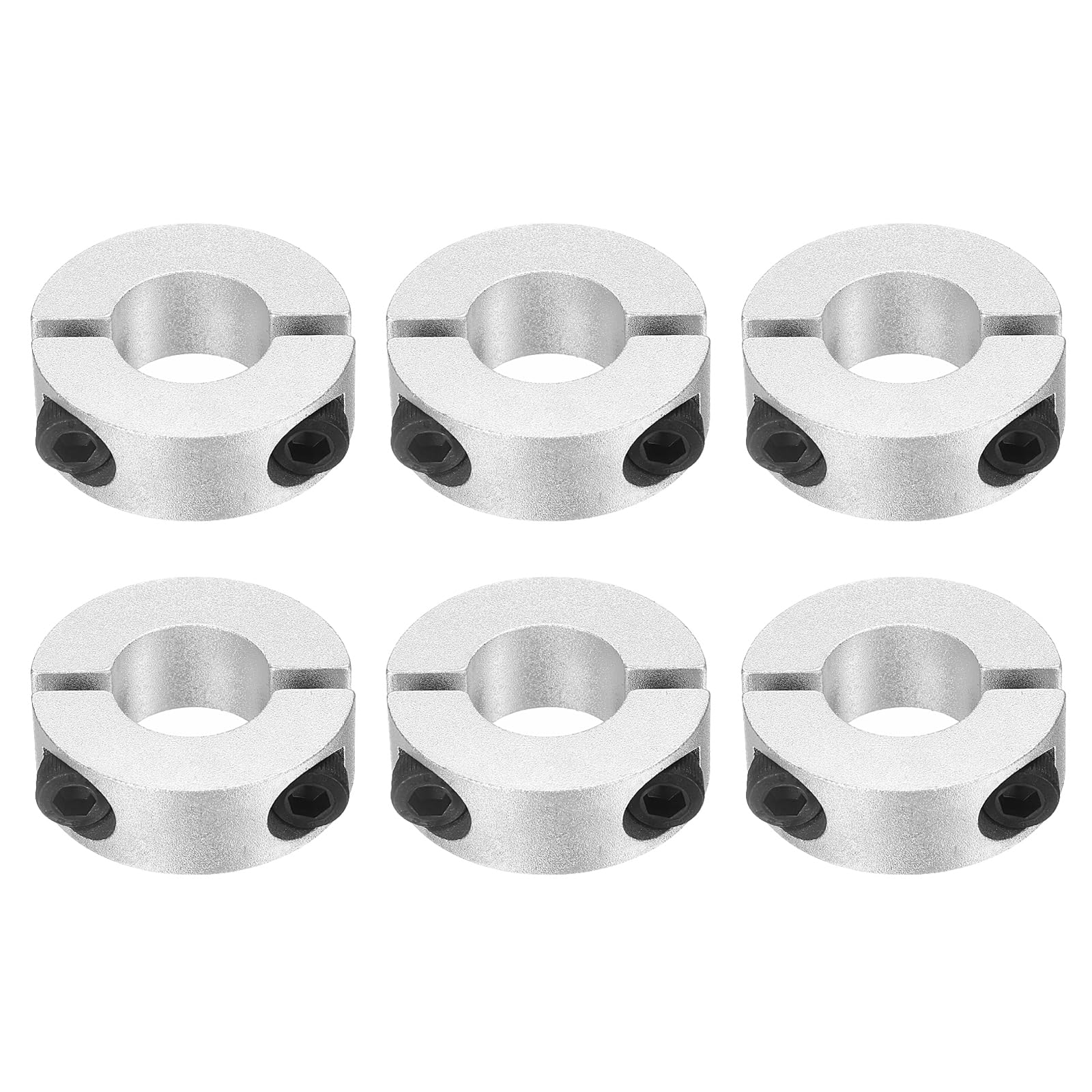 Aluminum Shaft Collars - 8 Pack, Secure Grip -12 Aluminum Shaft Collars - 8 Pack, Secure Grip -12