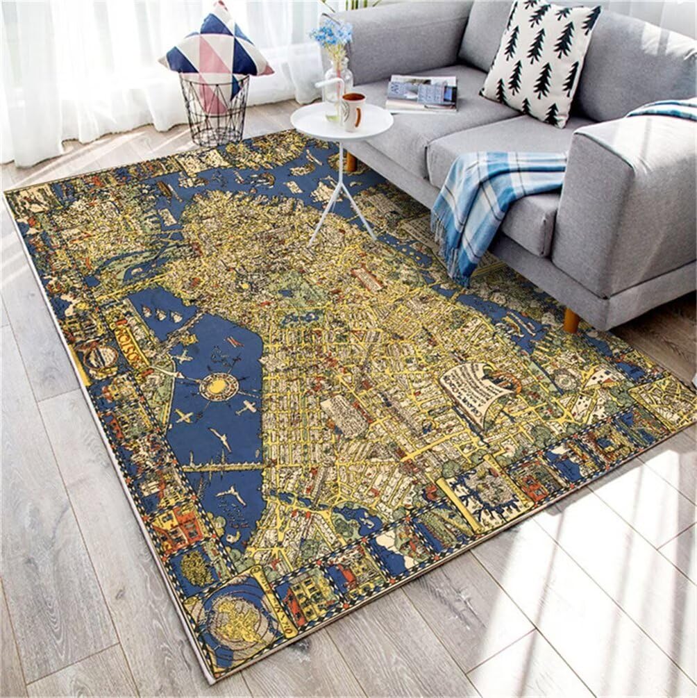Tapis chambre bébé fille doux et tapis résistant à l'usure 50x80