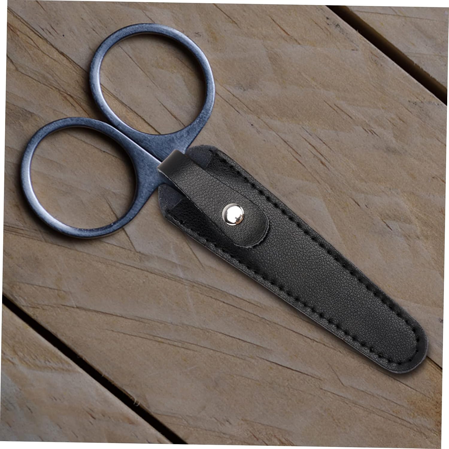 OUNONA 2 Pack Scissor Protector Cattlehide Storage Covers for Beauty Tools image 5