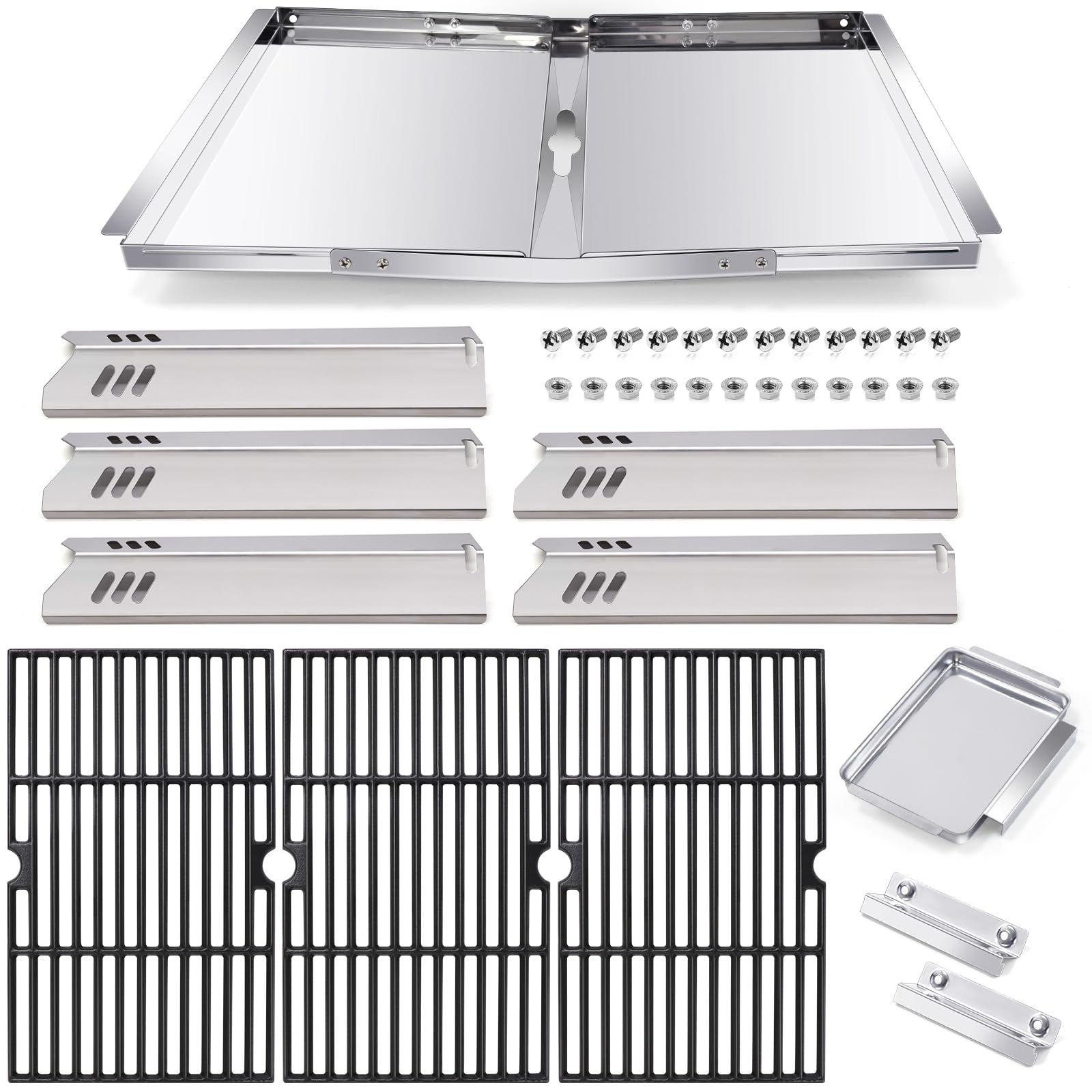 Grilles de jardin BY13-101-001-13 et plateau de récupération réglable