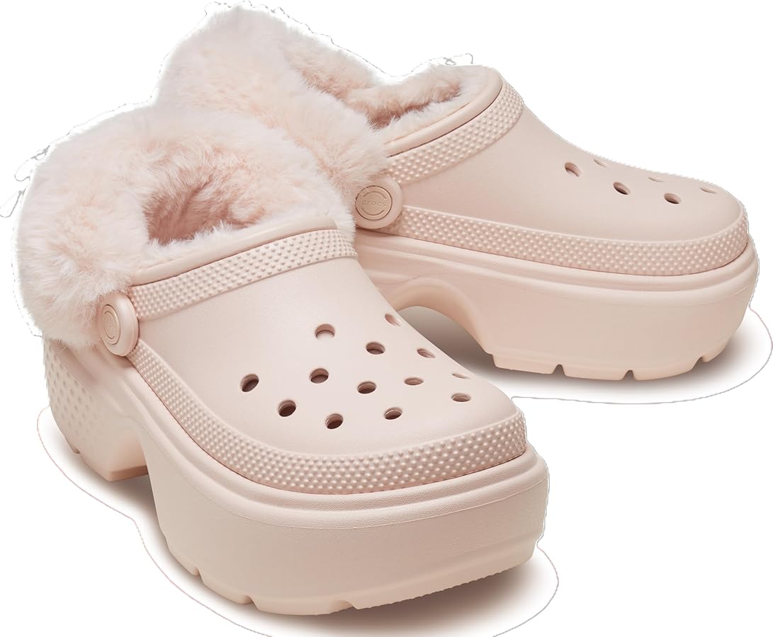 Crocs Unisex-Adult Stomp Lined Clog, Quartz, 4 Women/2 Men