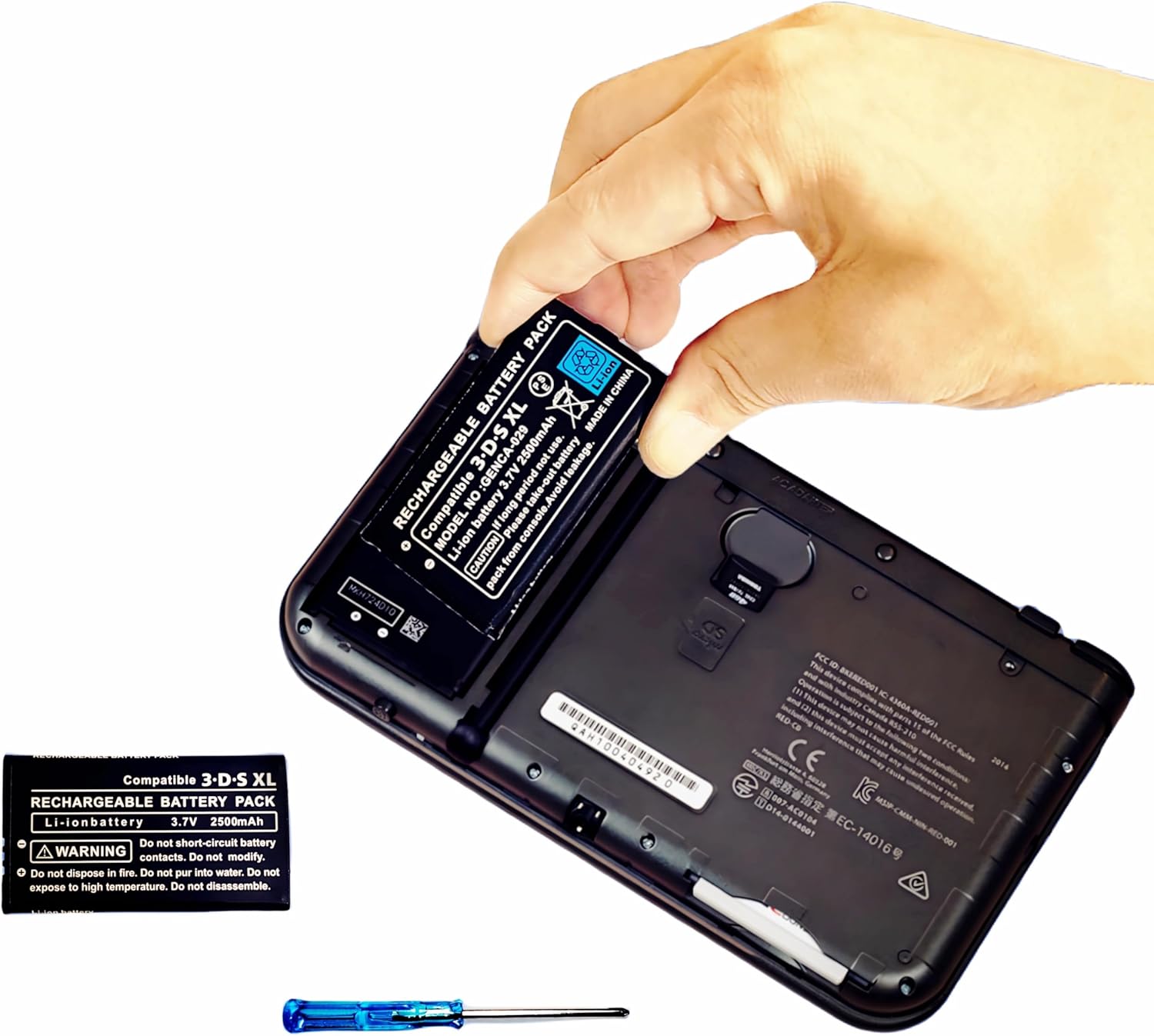 BETTHK 3ds XL battery replacement new 3ds XL battery