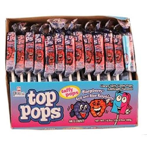 Miniatura 3 de Top Pops Taffy Lollipops sabores surtidos 48 unidades