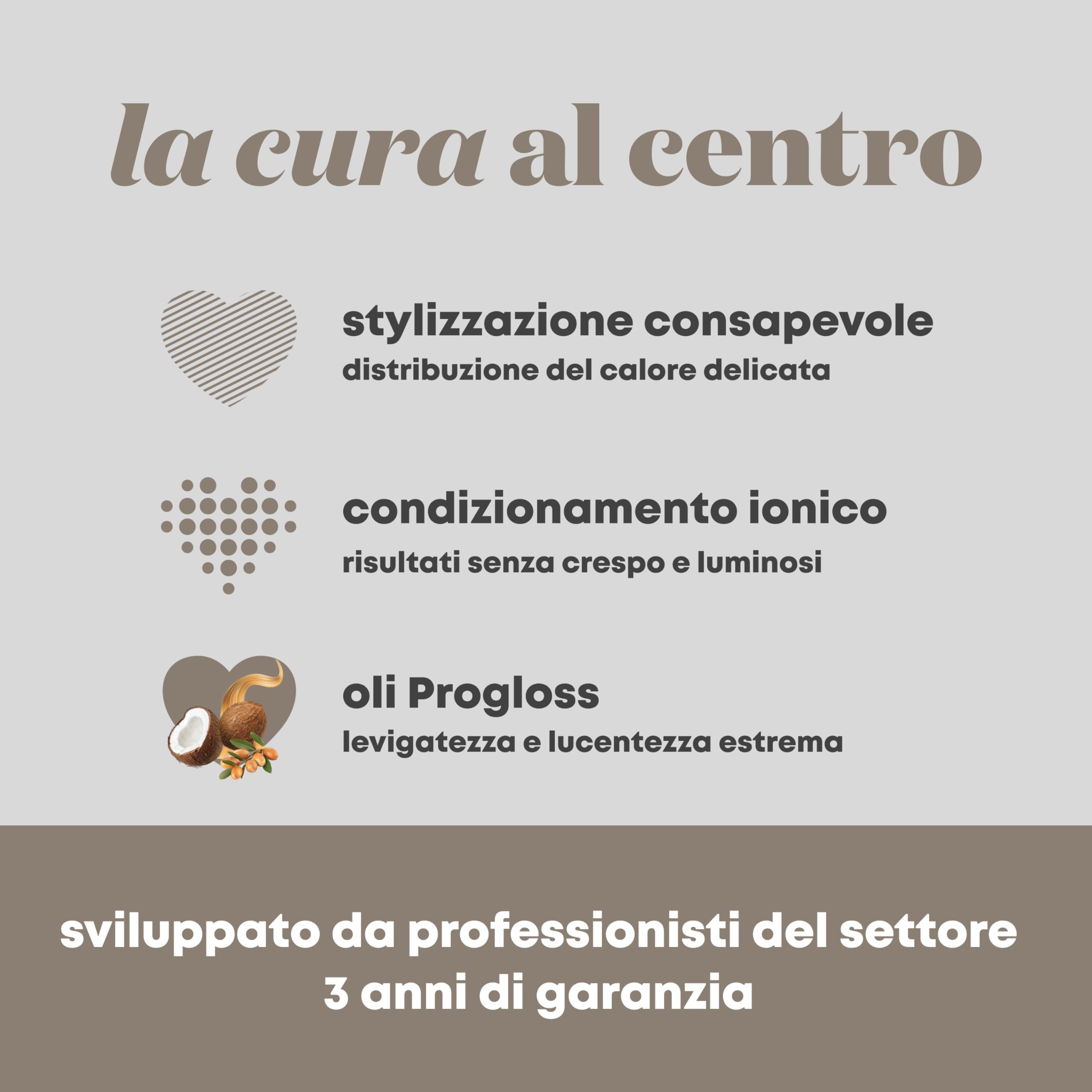 REVAMP Enigma Radiance Piastra Larga Ionica - Piastre Extra Larghe | Styling Veloce, Design Curvo, Onde e Ricci Duraturi, Ceramica, Professionale da Salone