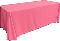 Vista 81 de LA Linen - Mantel rectangular de popelina de poliéster