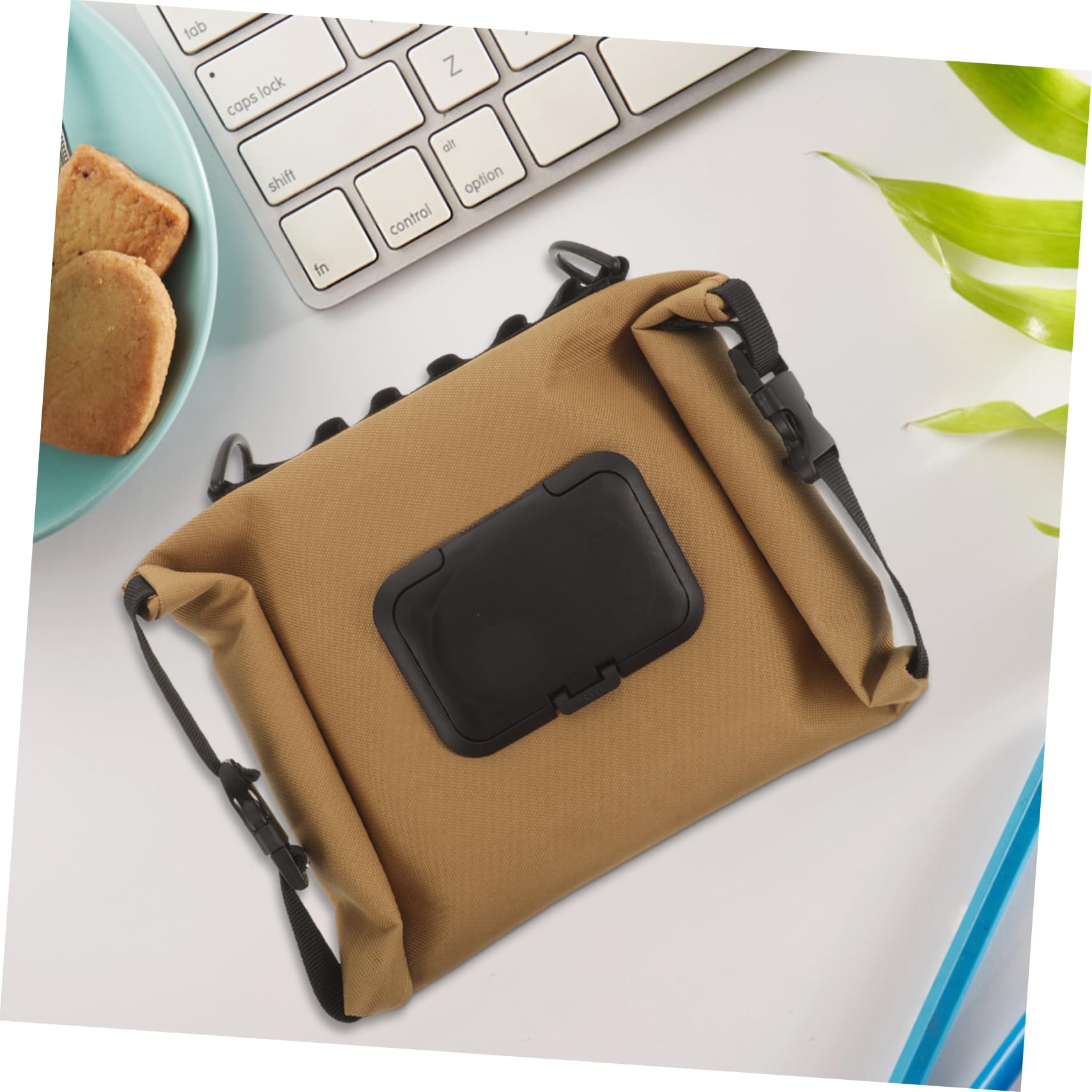 Toddmomy De Rangement pour Mouchoirs Conteneurs Rectangulaires pour Lingettes Distributeur De Lingettes De Toilette Rechargeable Papier Hygiénique Anti-Fuite Pochette Portable pour