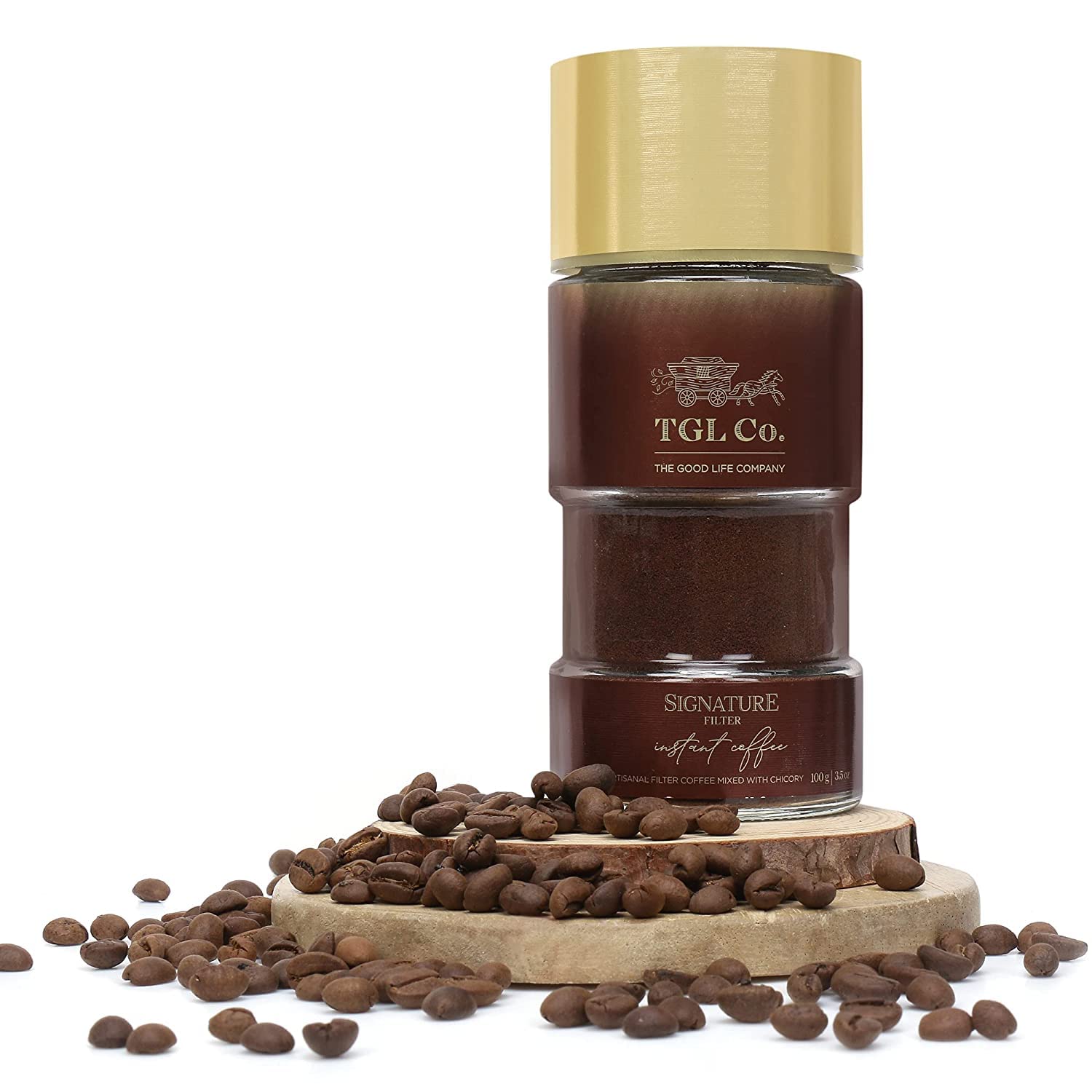 TGL Co. Signature Instant Filter Coffee Powder (100g) | Rich & Aromatic | Antioxidant-Rich | Boosts Energy & Focus | No Artificial Flavors or Preservatives | Perfect for Hot & Cold Coffee TGL Co. Signature Instant Filter Coffee Powder (100g) | Rich & Aromatic | Antioxidant-Rich | Boosts Energy & Focus | No Artificial Flavors or Preservatives | Perfect for Hot & Cold Coffee