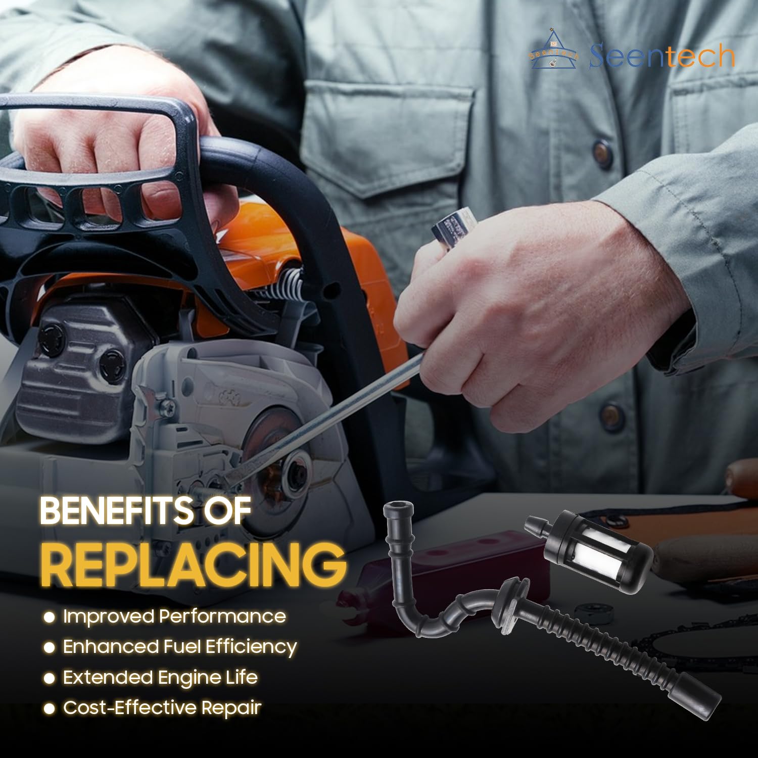 Amazon.com: Seentech Premium Oil Filter and Fuel Line Hose