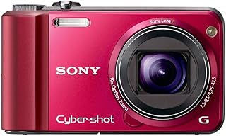 Sony Cyber-Shot DSC-H70 16.1 MP Digital Still Camera with 10x Wide-Angle Optical Zoom G Lens and 3.0-inch LCD (Red)