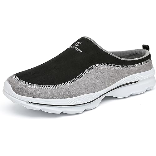 Slip On Mules & Clogs for Womens Mens Light Open Back Shoes Comfort Walking Shoes Breathable Slippers Closed Toe Slides