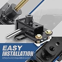 Vista 4 de Auto Dynasty Receptor y pasador de remolque de parachoques trasero de 2 pulgadas de clase 3 de fábrica, compatible con Ram 1500 2019-2023