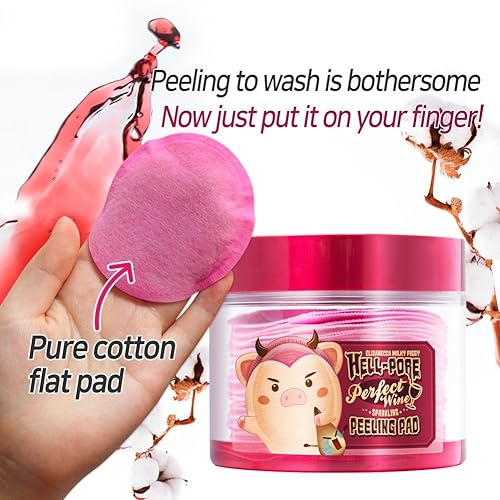 Miniatura 5 de Elizavecca Exfoliante, limpiador, lechoso cerdito infierno perfecto espumoso almohadilla de pelado espumoso