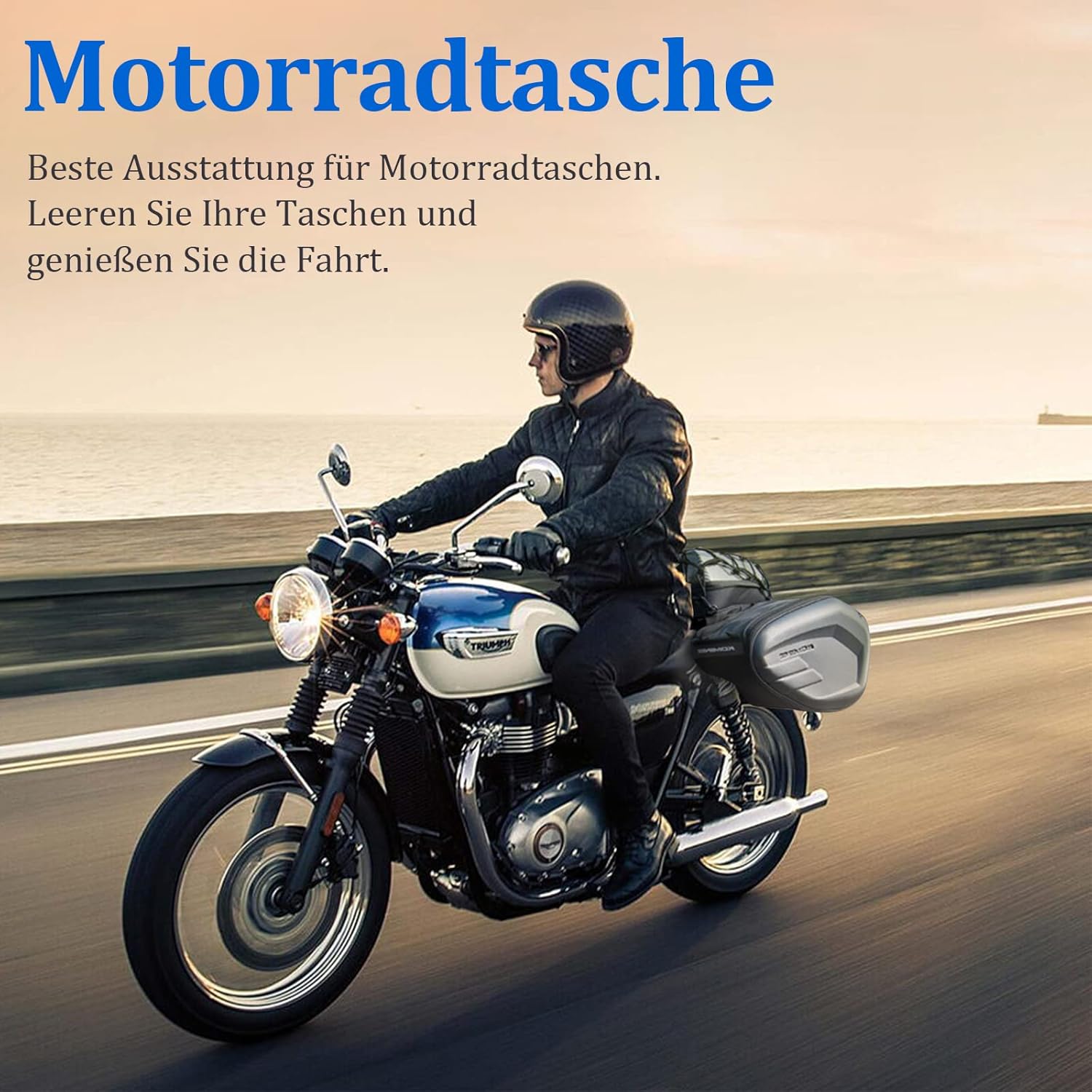 Motoros táska használat közben