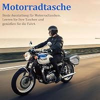 Abhpjuy Motorkerékpár Hátsó Nyereg Táska Vízálló Univerzális Sisak Tárolóval 3