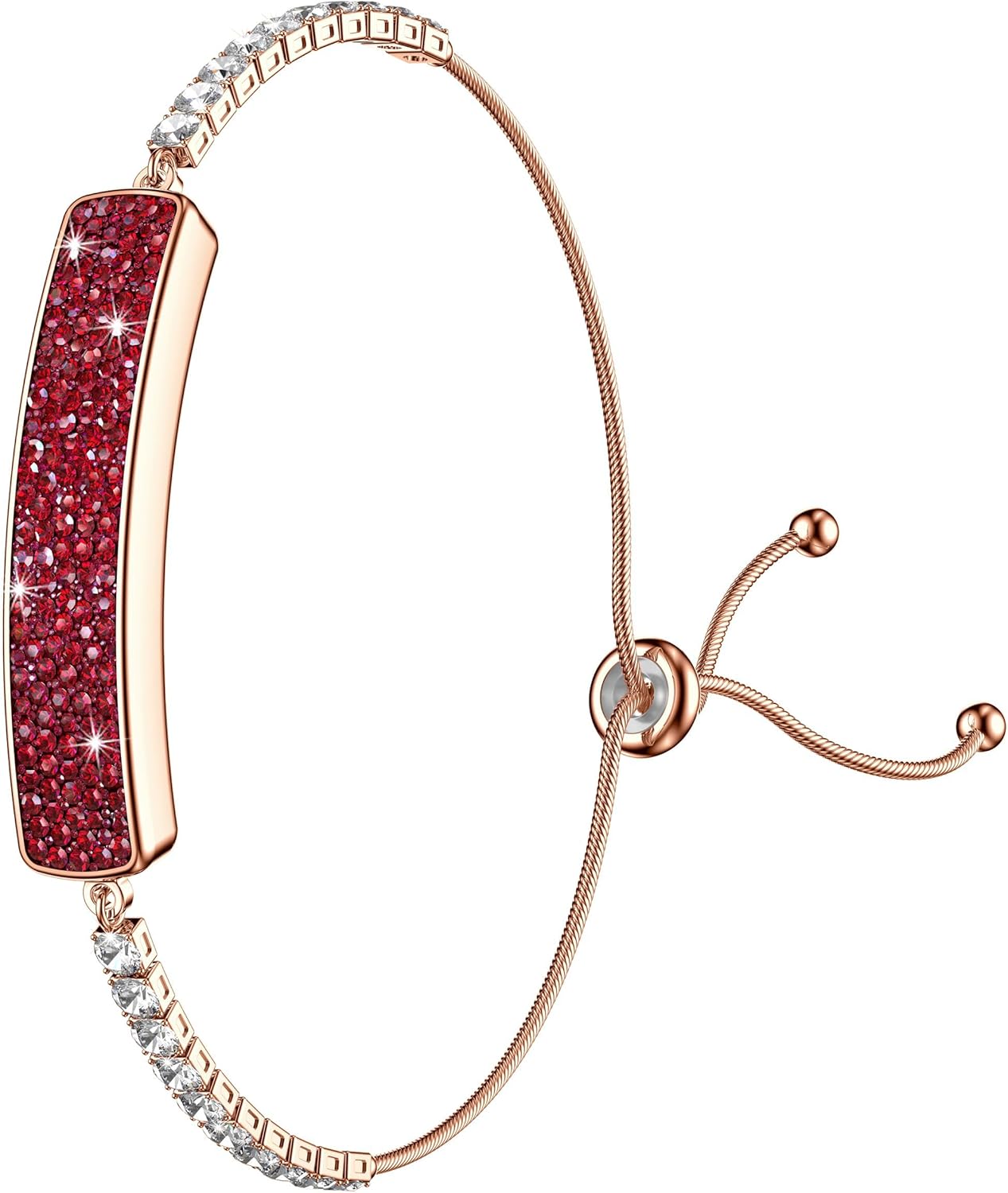 Smart Bracelet Fitness Tracker for Women Screen-Free Elegant Jewelry Design 24/7 Heart Rate & Sleep Monitor Cycle Tracker IP68 Waterproof Activity Tracker with Step Counter Calorie Distance App Sync