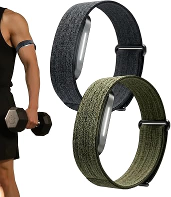 Nylon Band Compatible with Hume Band 2.0, Breathable Replacement Strap with Hook-and-Loop Closure, Micro-Adjustable Loop for Fitness Tracker