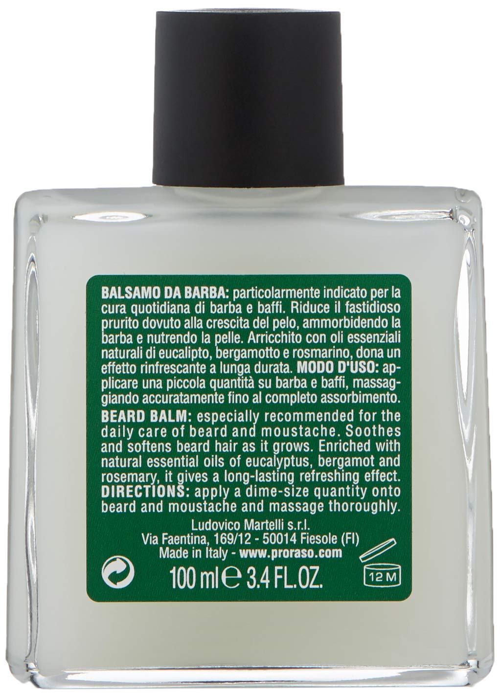 Proraso Beard Balm for Men, Nourish and Soften New Beard Growth and Short Beards