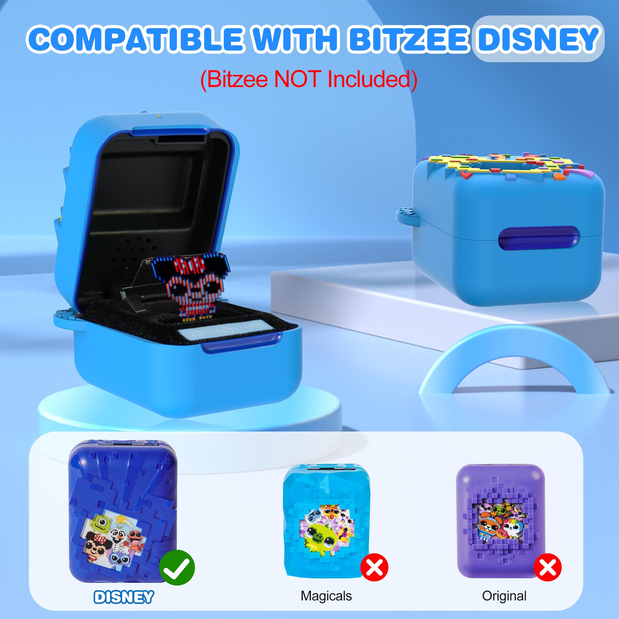 Bitzee Magicals Coque de protection en silicone avec lanière antidérapante et anti-rayures pour animaux domestiques électroniques Bitzee Magicals (rose Bitzee Magicals Coque de protection en silicone avec lanière antidérapante et anti-rayures pour animaux domestiques électroniques Bitzee Magicals (rose