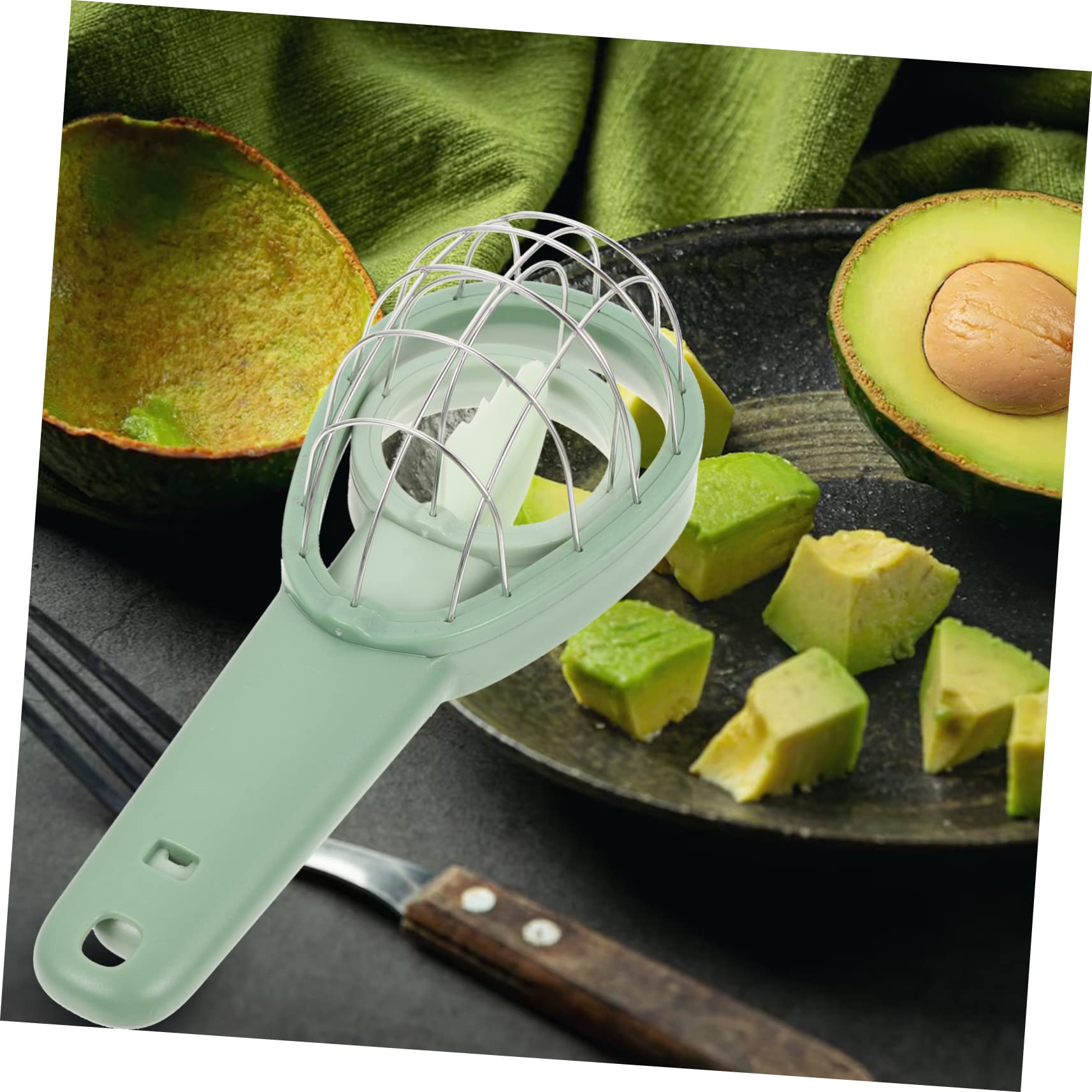 OFFSCH Professional Avocado Tool Set Slicer Peeler Cuber Stainless Steel Easy to Use