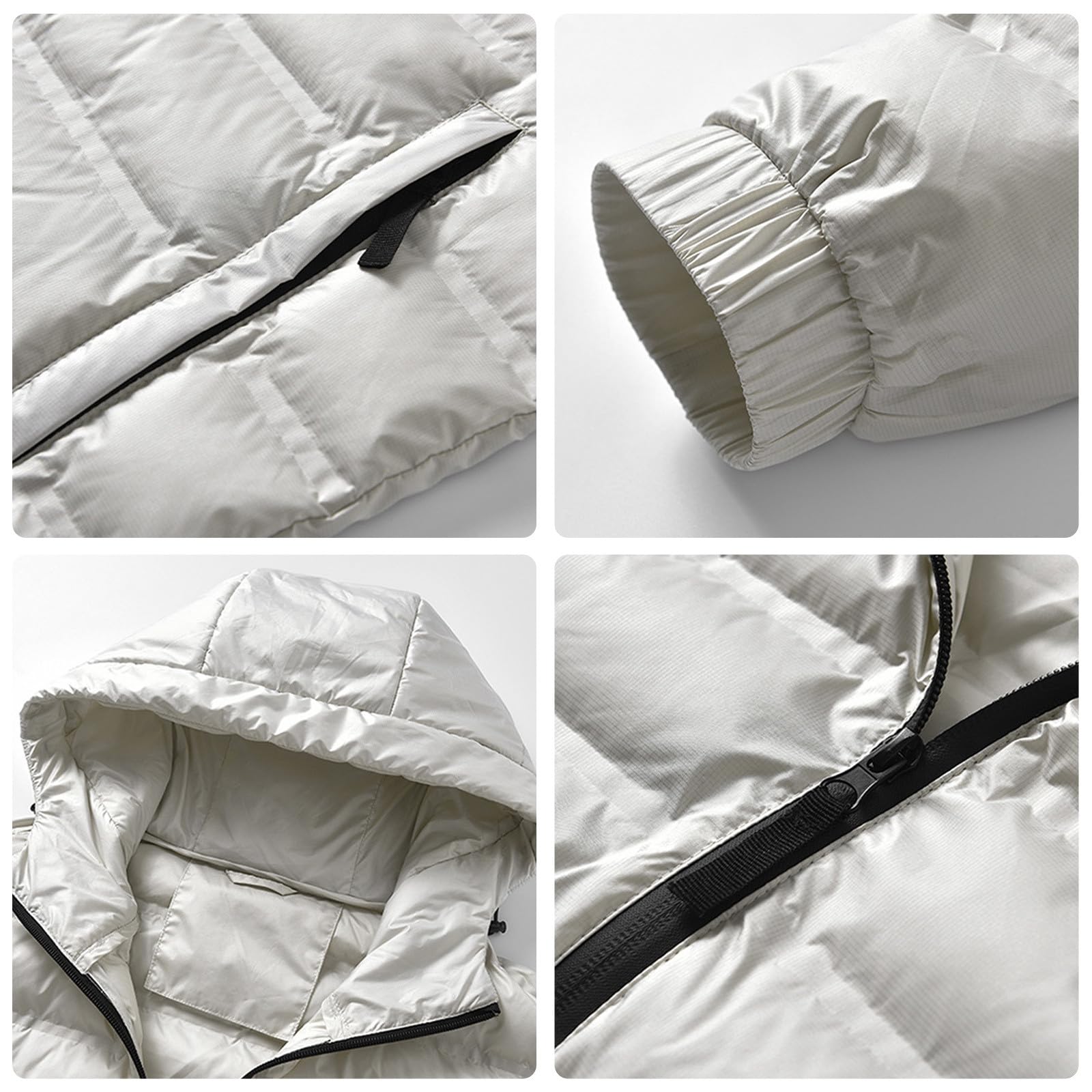 Piumino da uomo, giacca trapuntata, leggera, invernale, per autunno e inverno, tinta unita, per le mezze stagioni, casual, versatile, giacca softshell