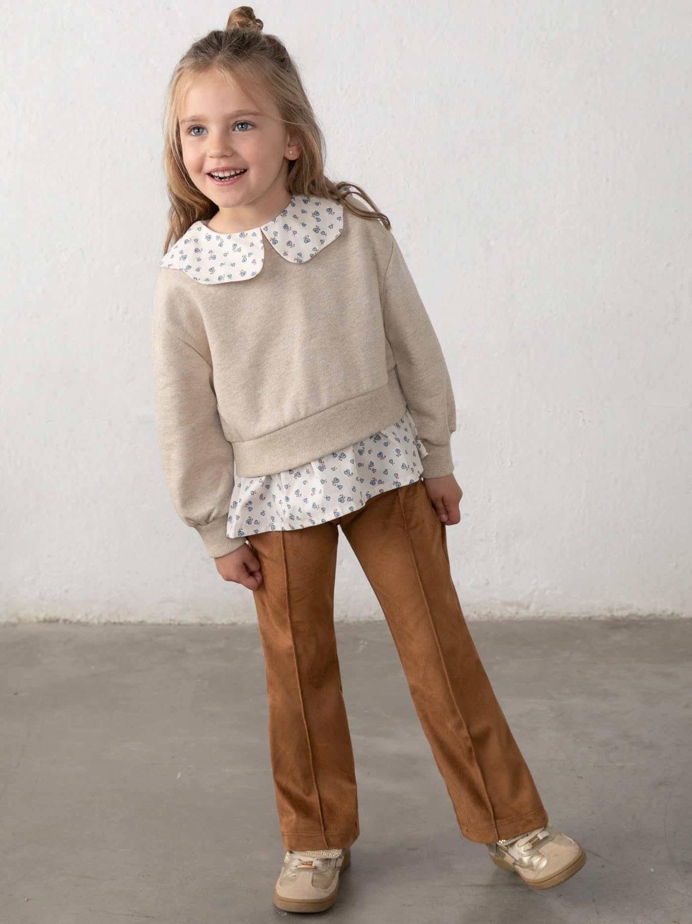 Mayoral Compl.Leggings camoscio per Bambine e Ragazze Toffee