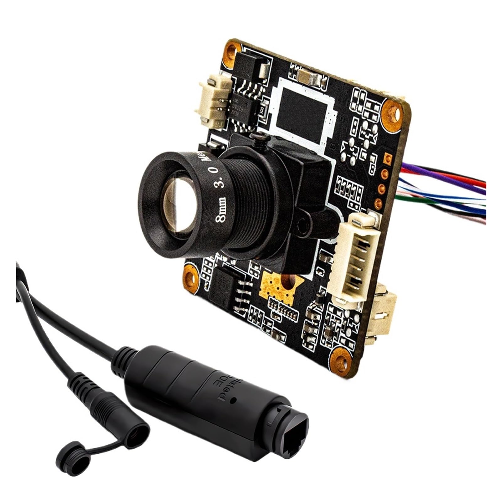POE48V 3MP 25FPS Webcam 8mm 42 Degree M12 Mount Lens Safety HD Security Camera(POE48V)-image-27