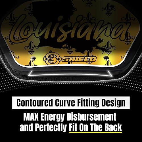 Miniatura 9 de O Shield State Football - Placa trasera para jugadores de fútbol, protector trasero, ajuste universal