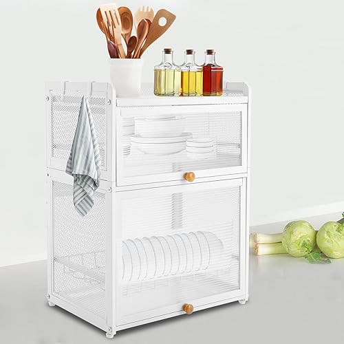 Miniatura 3 de EseMiee Soporte para tabla de cortar para fregadero, 3 niveles, escurridor de platos, escurridor de platos, estante de almacenamiento, estante de