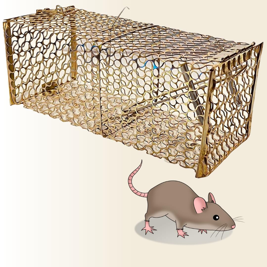 PROROCK Rat Trap Cage | Mouse Cage | Big Size | Rodent Iron Cage for Home | Rust Proof Coating | NO Kill Humane Mouse Trap (B0CQKK8KX2) Amazon Price History, Amazon Price Tracker