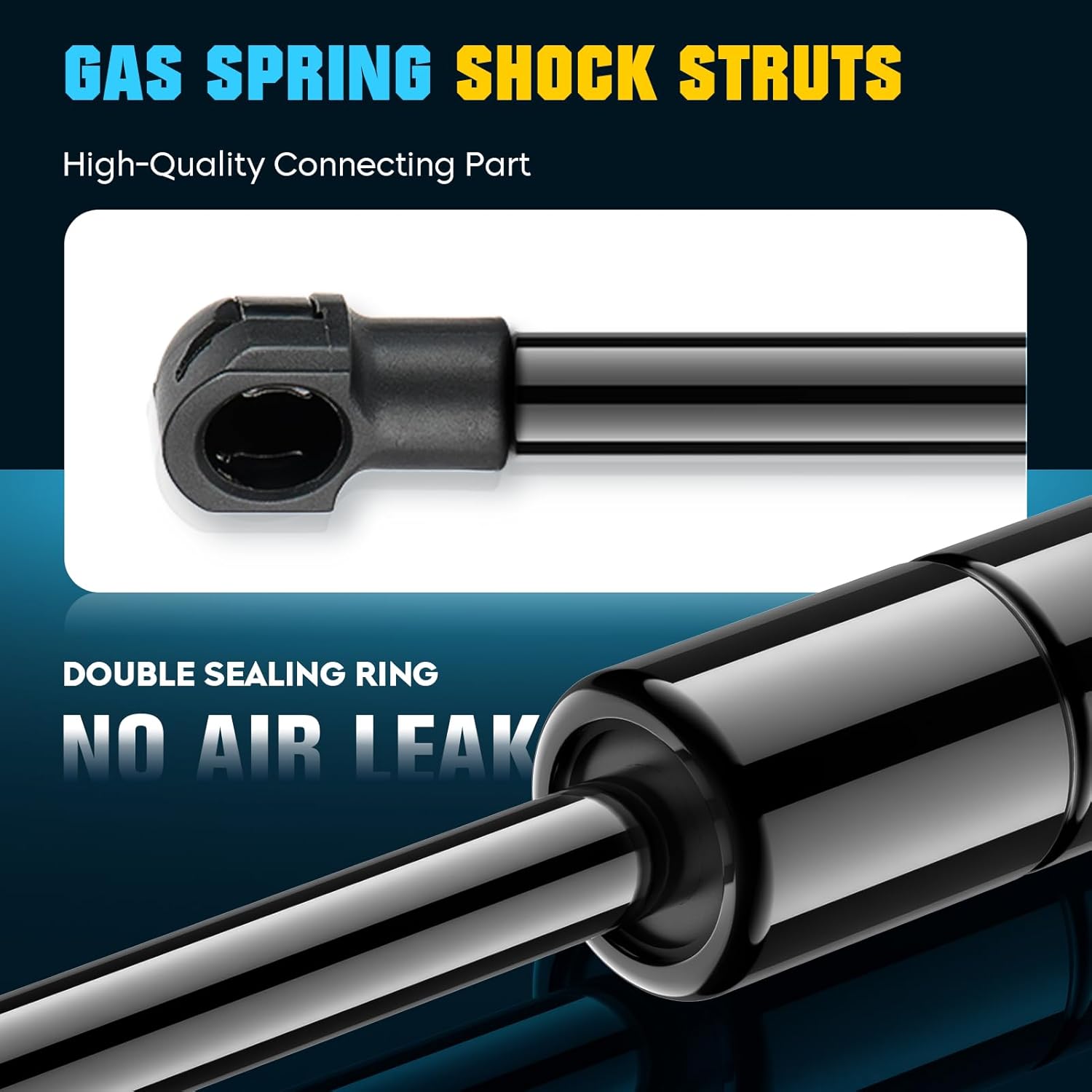 Rear Hatch Liftgate Tailgate Lift Supports Struts Gas Springs Shocks 4782 fit for Jeep Cherokee 1984-1994 and Wagoneer 1984-1990, (Excluding Grand Cherokee Models), Pack of 2