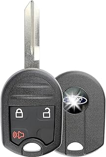 for (3 BUTTONS) COMPLETE REMOTE HEAD KEY fits 2010-2019 Edge Escape Explorer F-150 250 350 Fusion Flex Ranger Navigator MKX with FCC ID’s: OUC6000022, CWTWB1U793 – Compatible with Ford and Lincoln – 3B