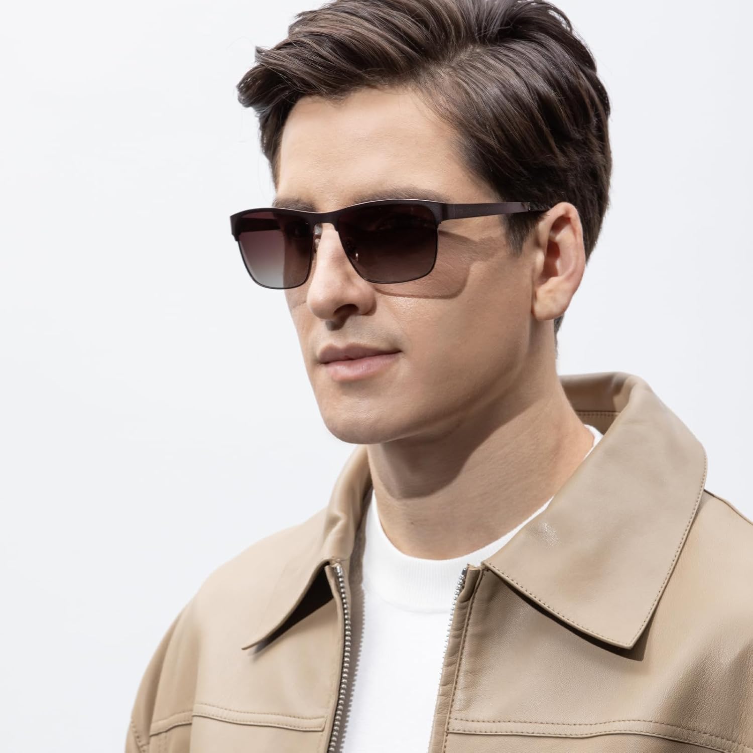 CARFIA Metal Mens Sunglasses Polarized UV400 Protection for Driving Fishing Hiking Golf Everyday Use CA5225 - Image 3