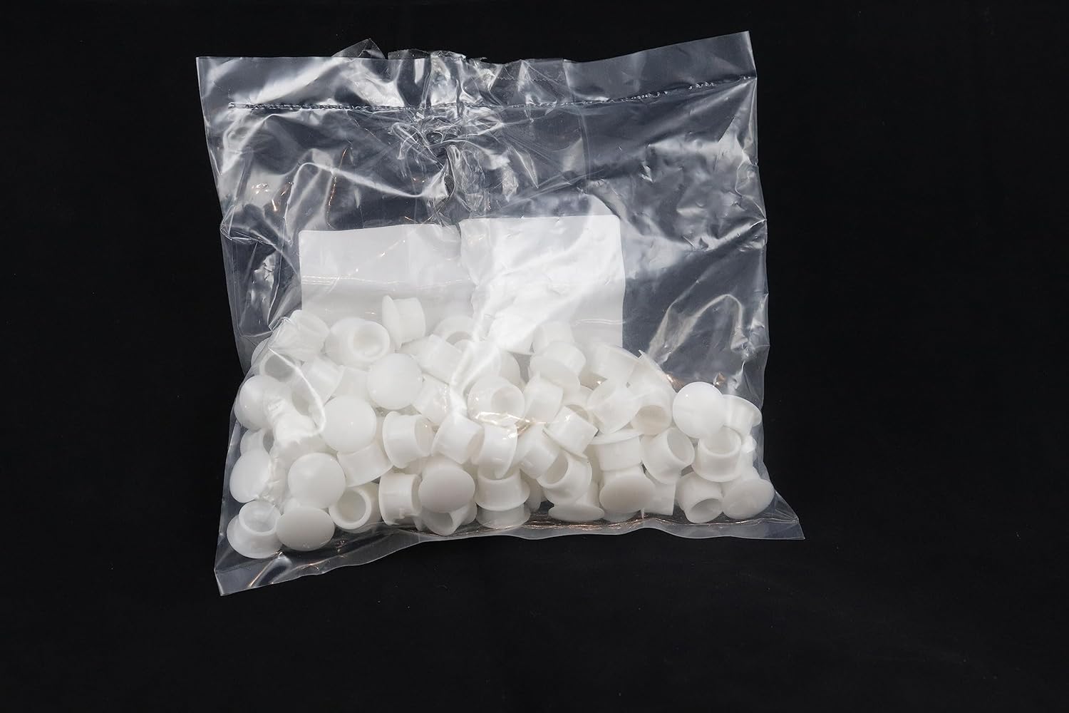 White CAM Hole Plugs, ½”, 100 CT