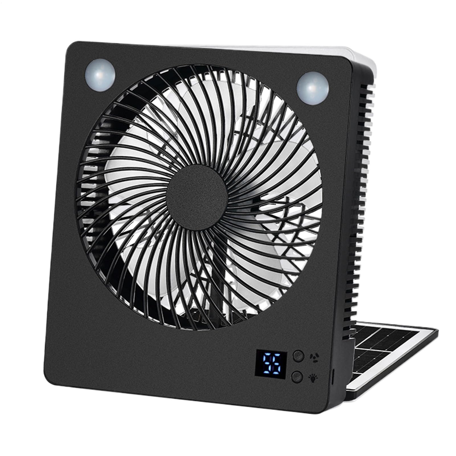 Ventilateur solaire camping et plage pour rester au frais en tente
