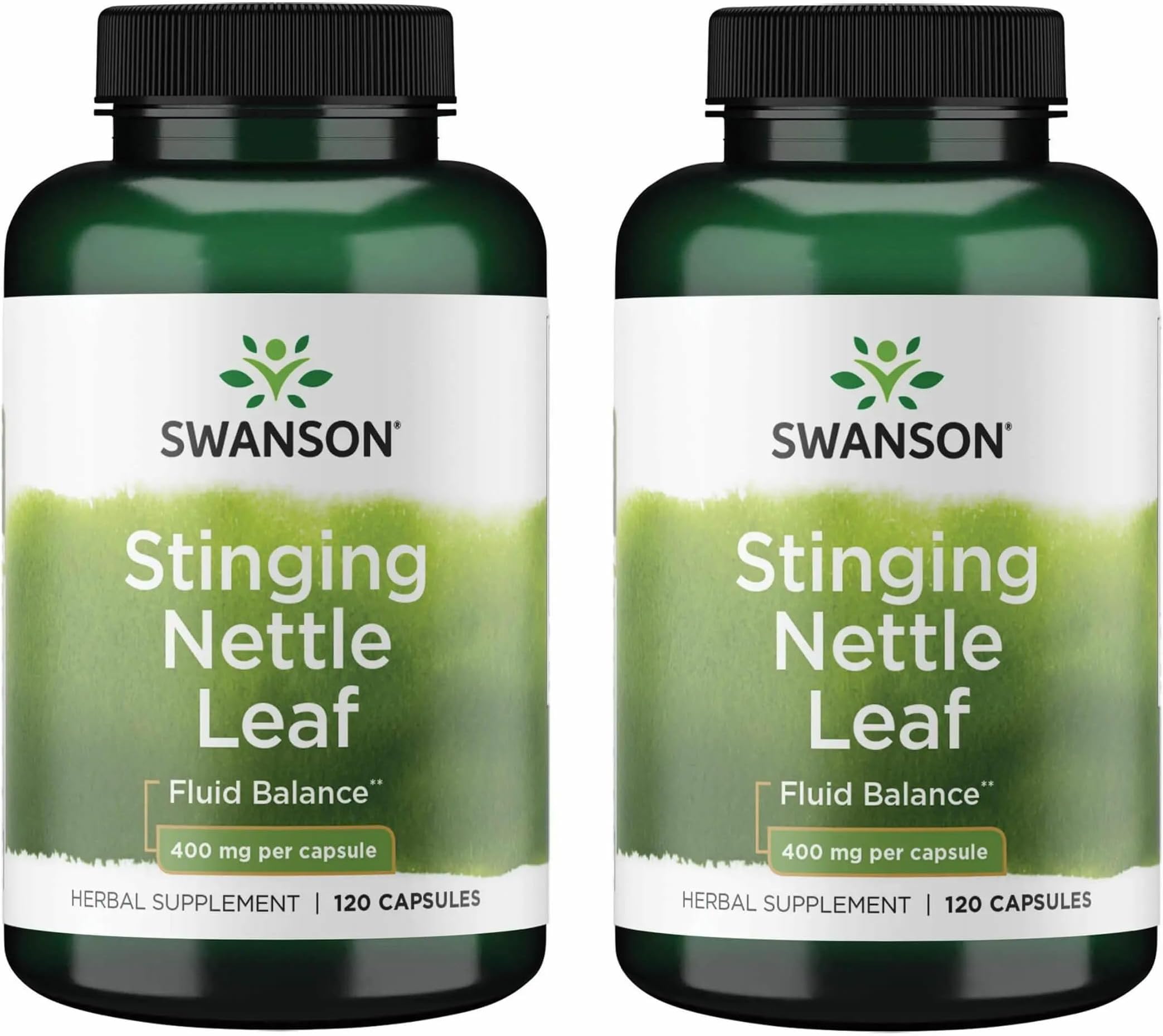 Stinging Nettle Leaf (Urtica Dioica) - Herbal Supplement Promoting Urinary Tract & Respiratory Health Support - May Support Healthy Fluid Balance - (120 Capsules) (2 Pack)