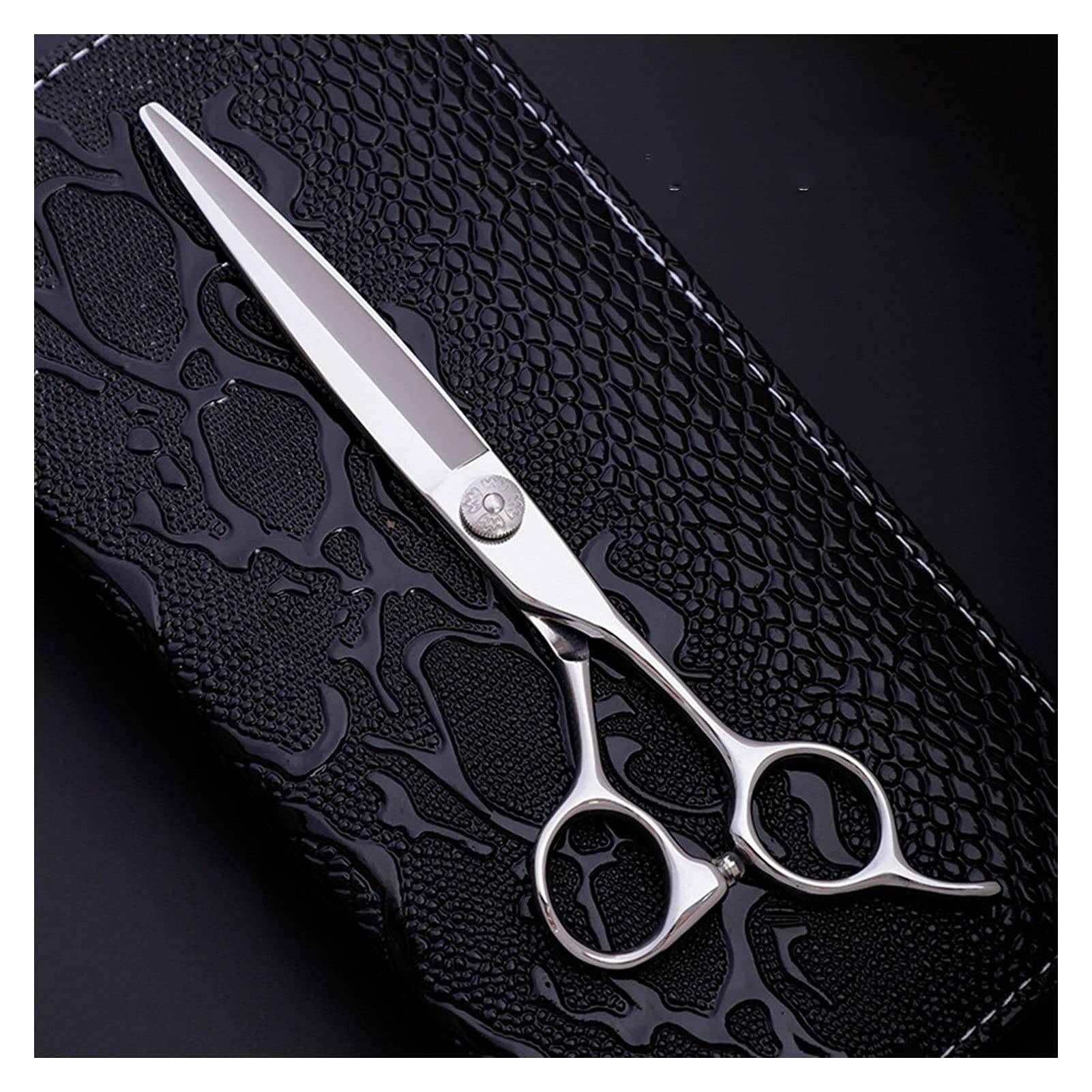 6.8 inch Professional Flat Cut,Freehand Comprehensive Cut,Large Cut Willow Leaf Scissors Hair Cutting Scissors
